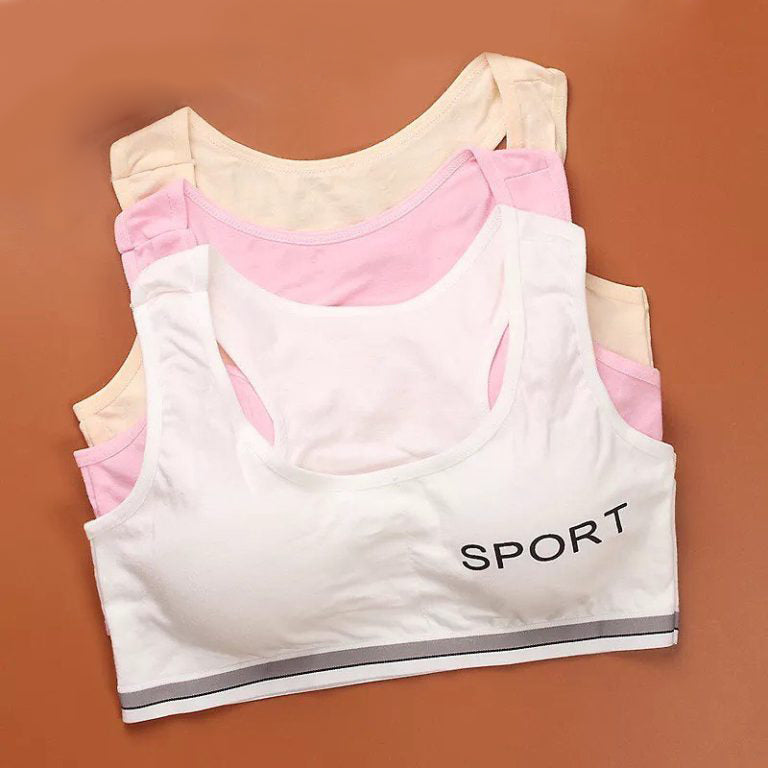 Comfort Training Bra Pack Soft, Wire-Free Essentials for Everyday Wear