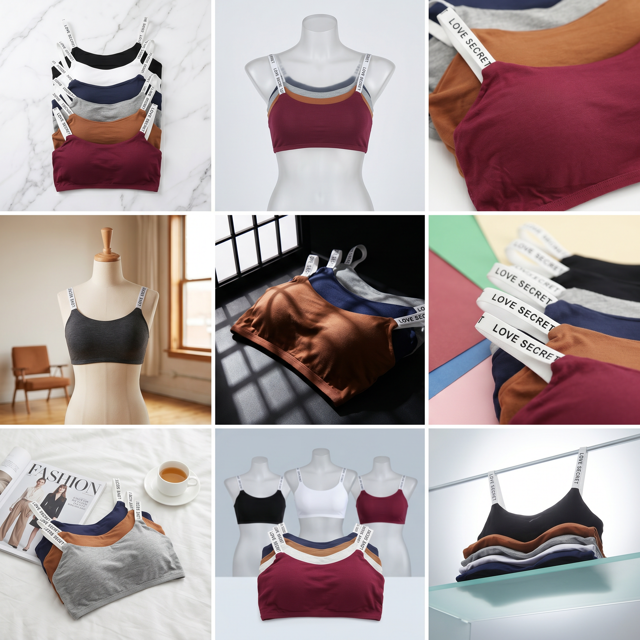 Cotton Sports Bra With Removable Seamless Pads