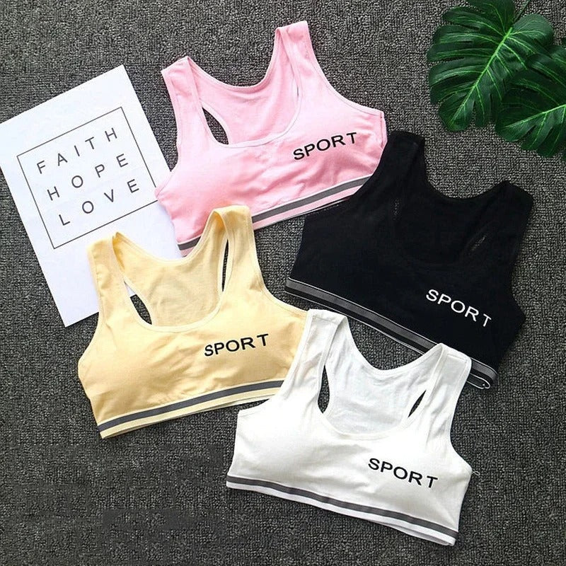 Comfort Training Bra Pack Soft, Wire-Free Essentials for Everyday Wear