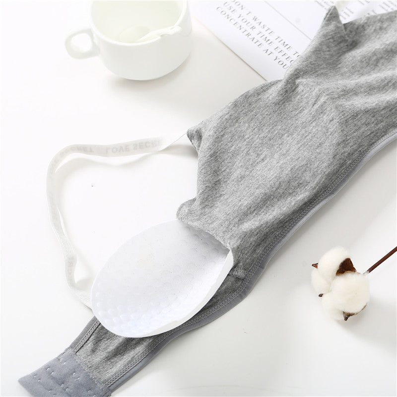 Cotton Sports Bra With Removable Seamless Pads