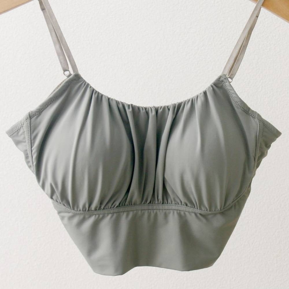 Fashionable Sheer Adjustable Camisole Bralette Seamless