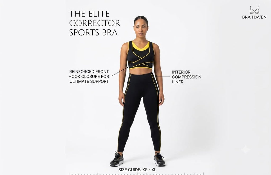 Posture Correction Push Up Sports Bra
