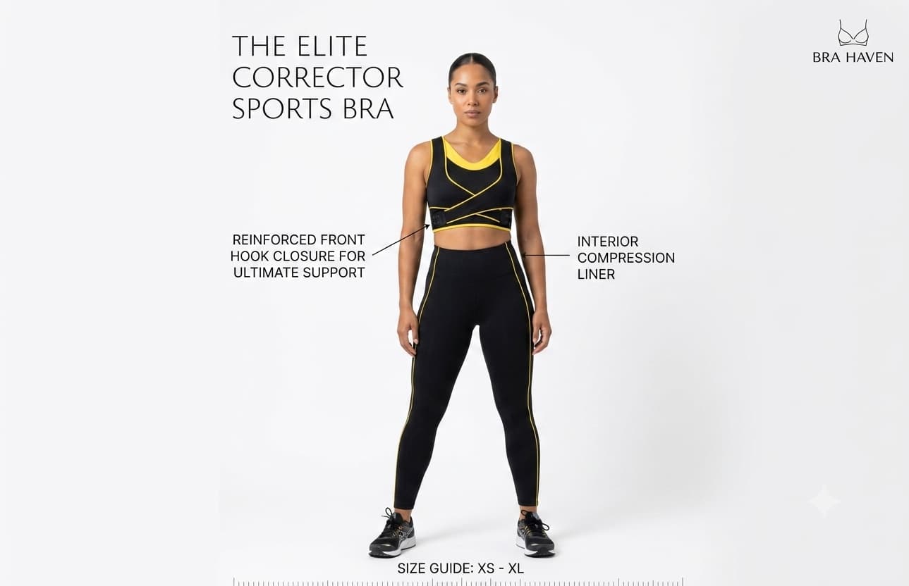 Posture Correction Push Up Sports Bra